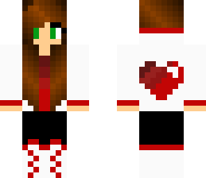 custom brunette valentine girl