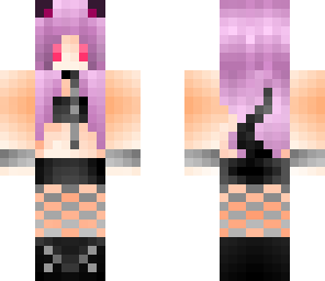 cute kitty cat demon girl