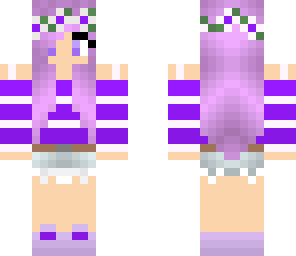 purple flower girl