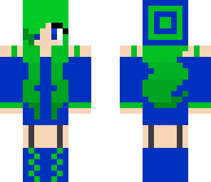 green and blue