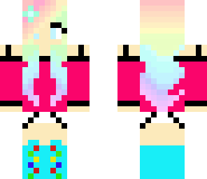 cute rainbow girl