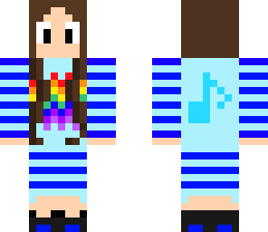 blue music girl
