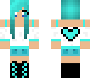 blue cute teen