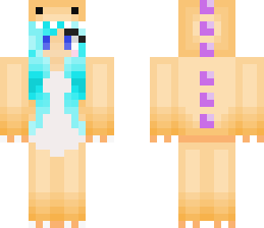 pastel dino-girl