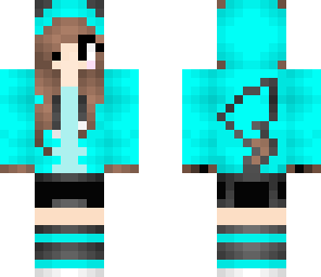 blue pikachu girl
