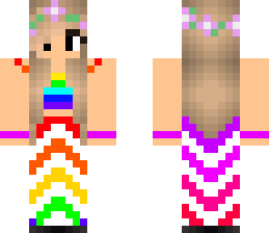 rainbow prom skin