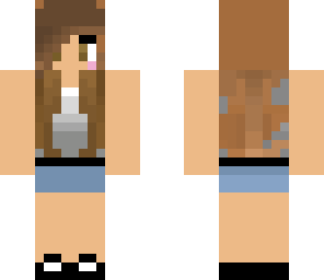 cool girl with brown hair