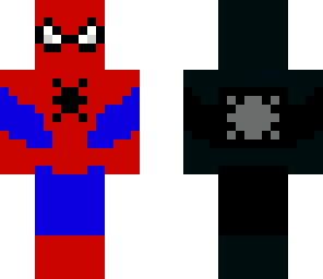 spiderman red and black