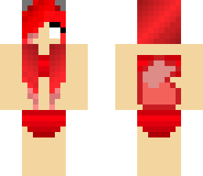 herobrine redstone wolf girl beach versoin