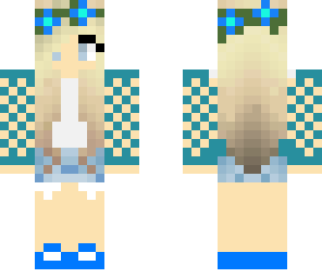 blue girl