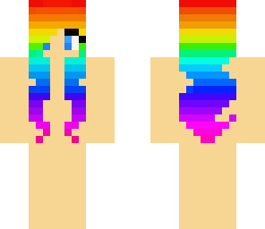 rainbow girl base skin