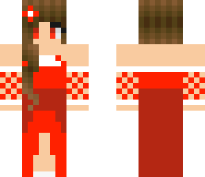 red prom dress