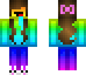 girl rainbow derp