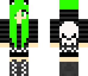 flora's emo with heaphones