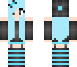 blue goth girl