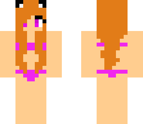 school girl in bikini