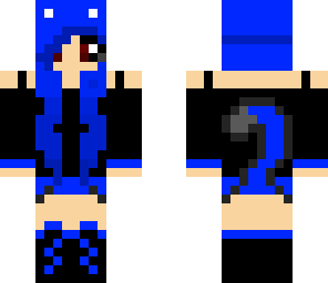 blue and black