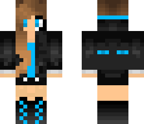 enderman girl blue
