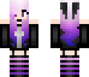 purple goth girl