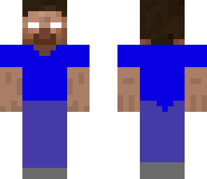 blue herobrine shirt
