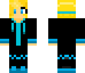 blue gamer girl