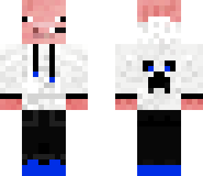 cool blue pig