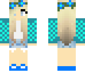 blue summer girl