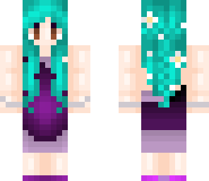 teal haired goddess