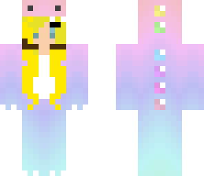 blonde dino girl