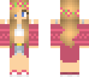 summer flowercrown girl
