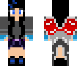 goth girl with red wings