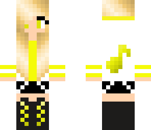cute yellow girl
