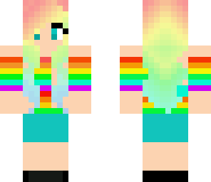 rainbow girl