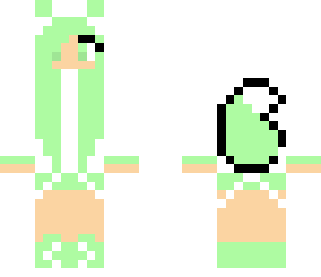 mint fox girl
