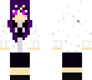 girl with white hood