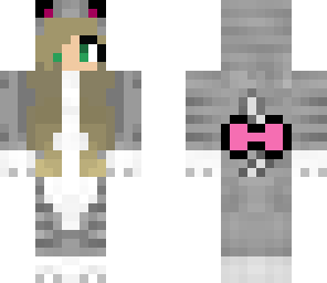 blonde grey kitty girl no 3