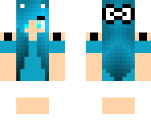 summer blue girl