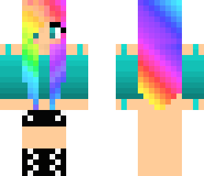 rainbow girl