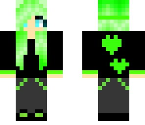 electric green girl