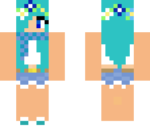 blue girl