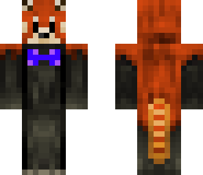 bow tie red panda