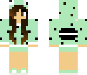 cute mint green girl edited