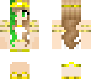 green hair girl