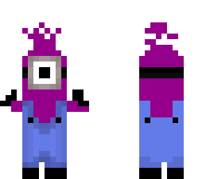 crazy purple minion