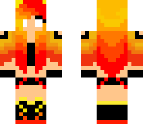 fire herobrine girl