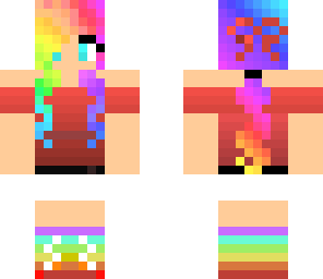 rainbow girl