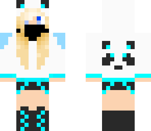 edit - blue panda girl w bandana