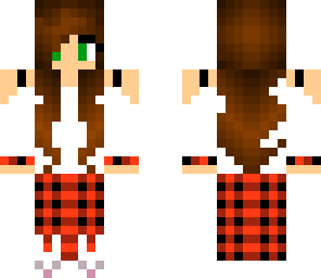 custom brunette plaid pajamas