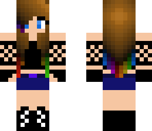 rainbow dj girl