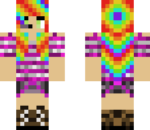 rainbow girl